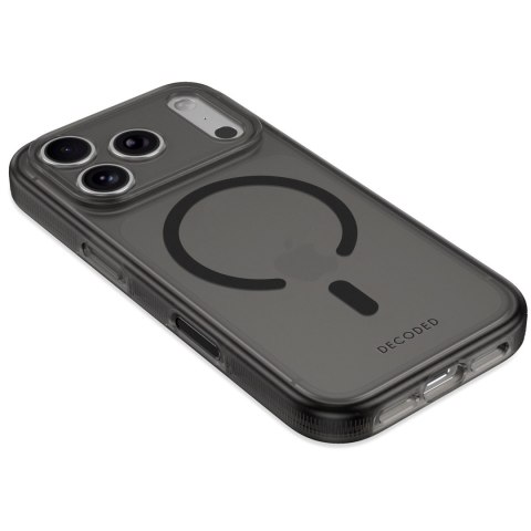 Decoded DropTec Transparent Backcover - etui do iPhone 18 Pro Max / 17 Pro Max kompatybilne z MagSafe (frosted black)