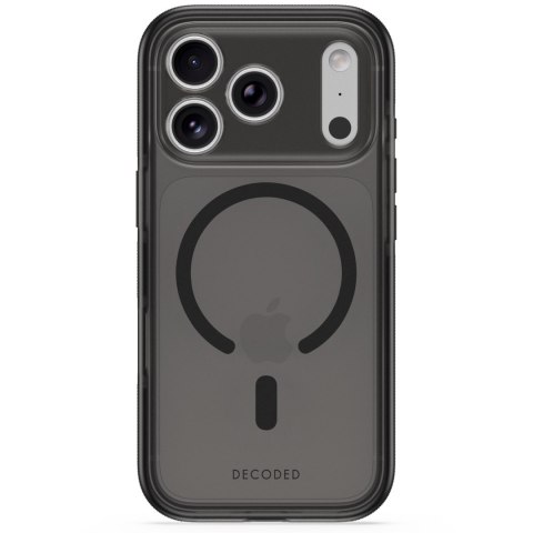 Decoded DropTec Transparent Backcover - etui do iPhone 18 Pro Max / 17 Pro Max kompatybilne z MagSafe (frosted black)