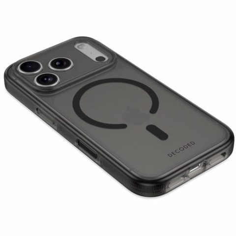 Decoded DropTec Transparent Backcover - etui do iPhone 18 Pro Max / 17 Pro Max kompatybilne z MagSafe (frosted black)