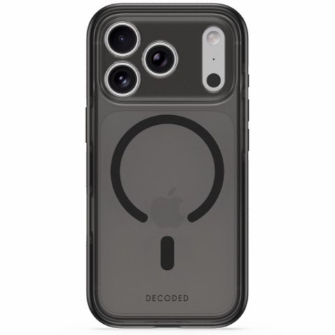 Decoded DropTec Transparent Backcover - etui do iPhone 18 Pro Max / 17 Pro Max kompatybilne z MagSafe (frosted black)
