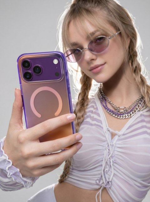 Laut Huex Wave - etui do iPhone 18 Pro Max / 17 Pro Max kompatybilne z MagSafe (iris purple)