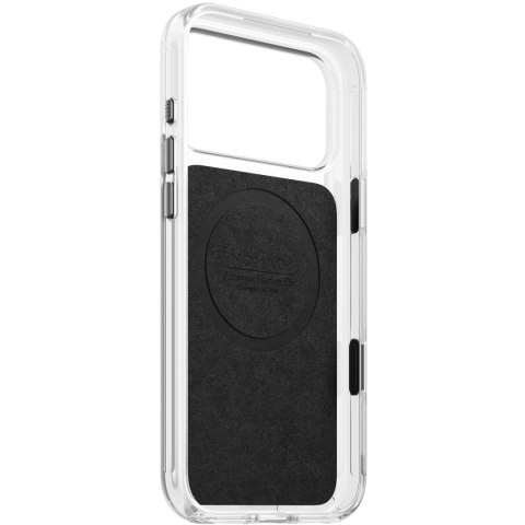 NOMAD Clear Leather Case - etui do iPhone 18 Pro Max / 17 Pro Max kompatybilne z MagSafe, skóra Horween (rustic brown)