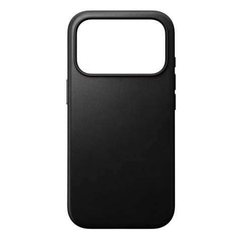 NOMAD Modern Leather Case - etui do iPhone 18 Pro / 17 Pro kompatybilne z MagSafe, skóra Camino (black)