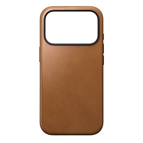 NOMAD Modern Leather Case - etui do iPhone 18 Pro / 17 Pro kompatybilne z MagSafe, skóra Camino (english tan-c)