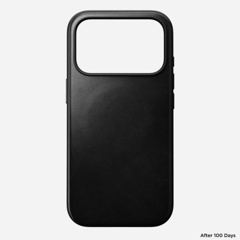 NOMAD Modern Leather Case - etui do iPhone 18 Pro / 17 Pro kompatybilne z MagSafe, skóra Horween (black)