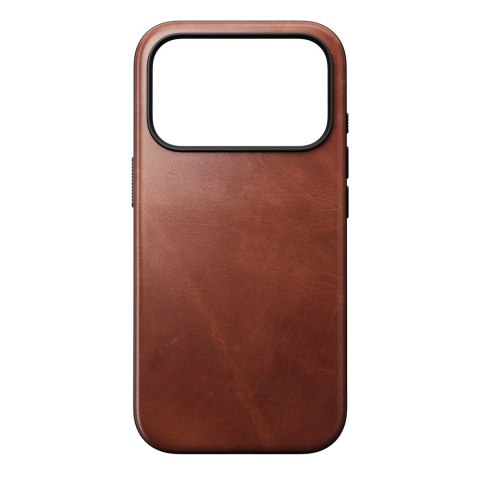NOMAD Modern Leather Case - etui do iPhone 18 Pro / 17 Pro kompatybilne z MagSafe, skóra Horween (olde dublin)