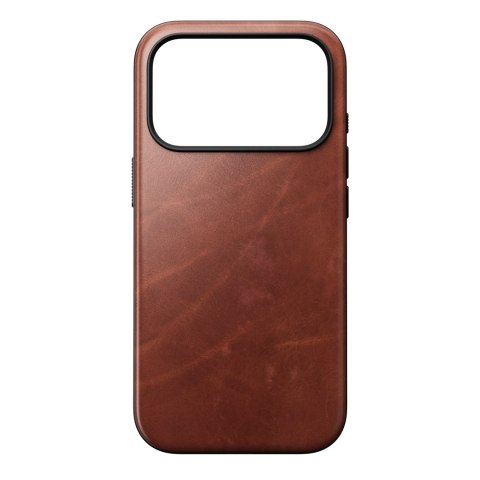 NOMAD Modern Leather Case - etui do iPhone 18 Pro / 17 Pro kompatybilne z MagSafe, skóra Horween (olde dublin)