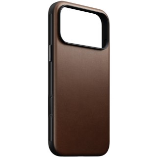 NOMAD Modern Leather Case - etui do iPhone 18 Pro Max / 17 Pro Max kompatybilne z MagSafe, skóra Camino (brown)
