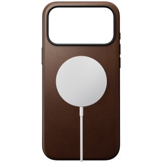 NOMAD Modern Leather Case - etui do iPhone 18 Pro Max / 17 Pro Max kompatybilne z MagSafe, skóra Camino (brown)