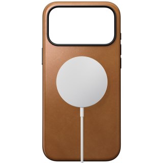 NOMAD Modern Leather Case - etui do iPhone 18 Pro Max / 17 Pro Max kompatybilne z MagSafe, skóra Camino (english tan-c)