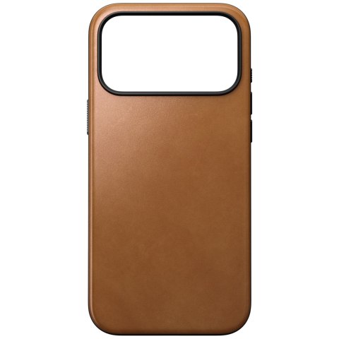 NOMAD Modern Leather Case - etui do iPhone 18 Pro Max / 17 Pro Max kompatybilne z MagSafe, skóra Camino (english tan-c)