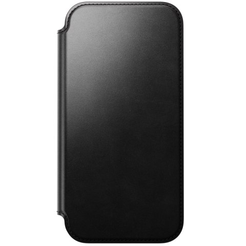 NOMAD Modern Leather Folio - etui do iPhone 18 Pro Max / 17 Pro Max kompatybilne z MagSafe, skóra Horween (black)