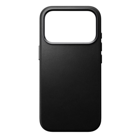 NOMAD Traditional Leather Case - etui do iPhone 18 Pro / 17 Pro kompatybilne z MagSafe, skóra Camino (black)