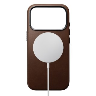 NOMAD Traditional Leather Case - etui do iPhone 18 Pro / 17 Pro kompatybilne z MagSafe, skóra Camino (brown)