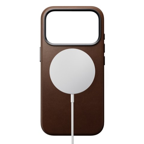 NOMAD Traditional Leather Case - etui do iPhone 18 Pro / 17 Pro kompatybilne z MagSafe, skóra Camino (brown)