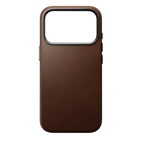 NOMAD Traditional Leather Case - etui do iPhone 18 Pro / 17 Pro kompatybilne z MagSafe, skóra Camino (brown)