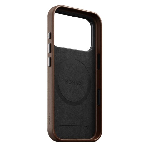 NOMAD Traditional Leather Case - etui do iPhone 18 Pro / 17 Pro kompatybilne z MagSafe, skóra Camino (brown)