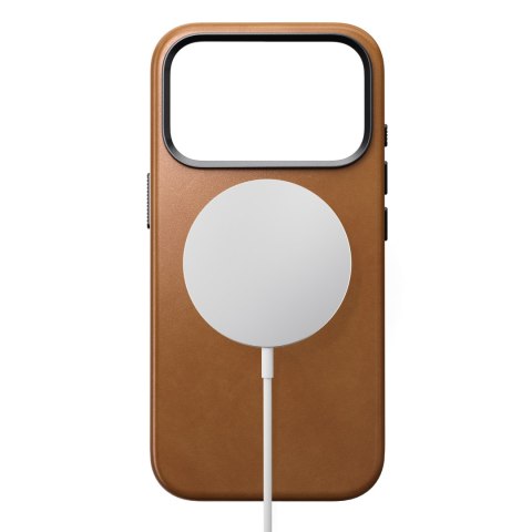 NOMAD Traditional Leather Case - etui do iPhone 18 Pro / 17 Pro kompatybilne z MagSafe, skóra Camino (english tan-c)