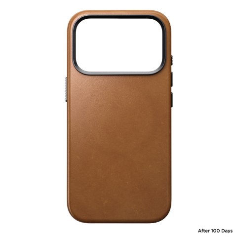NOMAD Traditional Leather Case - etui do iPhone 18 Pro / 17 Pro kompatybilne z MagSafe, skóra Camino (english tan-c)