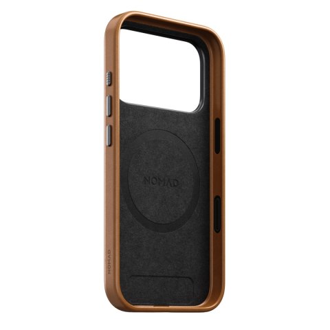 NOMAD Traditional Leather Case - etui do iPhone 18 Pro / 17 Pro kompatybilne z MagSafe, skóra Camino (english tan-c)