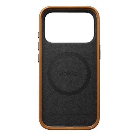 NOMAD Traditional Leather Case - etui do iPhone 18 Pro / 17 Pro kompatybilne z MagSafe, skóra Camino (english tan-c)