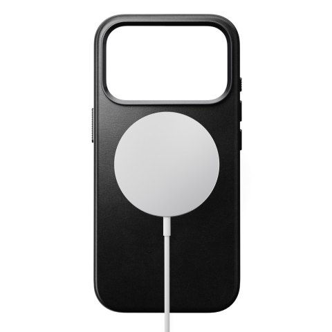 NOMAD Traditional Leather Case - etui do iPhone 18 Pro / 17 Pro kompatybilne z MagSafe, skóra Horween (black)