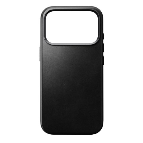 NOMAD Traditional Leather Case - etui do iPhone 18 Pro / 17 Pro kompatybilne z MagSafe, skóra Horween (black)
