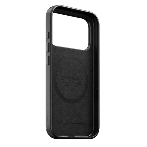 NOMAD Traditional Leather Case - etui do iPhone 18 Pro / 17 Pro kompatybilne z MagSafe, skóra Horween (black)
