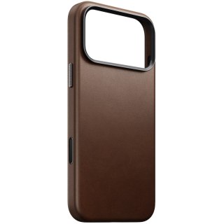 NOMAD Traditional Leather Case - etui do iPhone 18 Pro Max / 17 Pro Max kompatybilne z MagSafe, skóra Camino (brown)