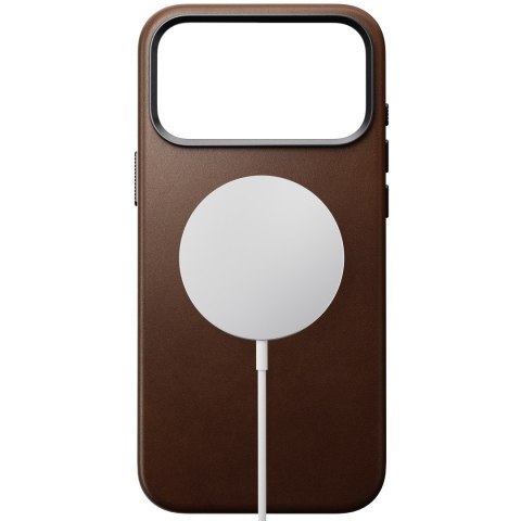 NOMAD Traditional Leather Case - etui do iPhone 18 Pro Max / 17 Pro Max kompatybilne z MagSafe, skóra Camino (brown)