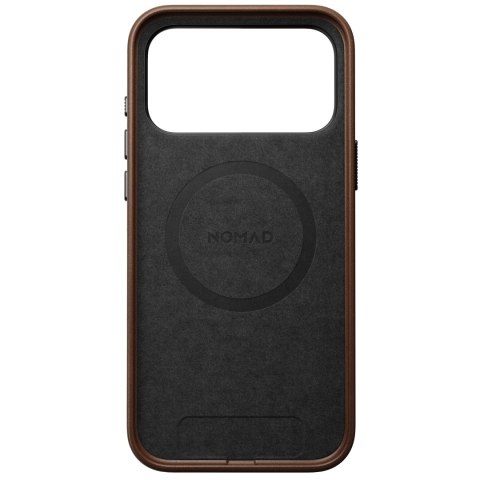 NOMAD Traditional Leather Case - etui do iPhone 18 Pro Max / 17 Pro Max kompatybilne z MagSafe, skóra Camino (brown)