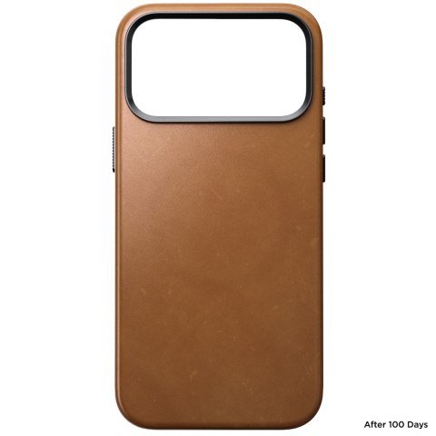 NOMAD Traditional Leather Case - etui do iPhone 18 Pro Max / 17 Pro Max kompatybilne z MagSafe, skóra Camino (english tan-c)