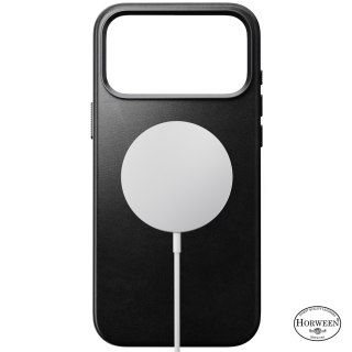 NOMAD Traditional Leather Case - etui do iPhone 18 Pro Max / 17 Pro Max kompatybilne z MagSafe, skóra Horween (black)