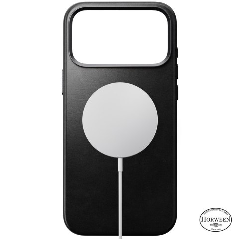 NOMAD Traditional Leather Case - etui do iPhone 18 Pro Max / 17 Pro Max kompatybilne z MagSafe, skóra Horween (black)