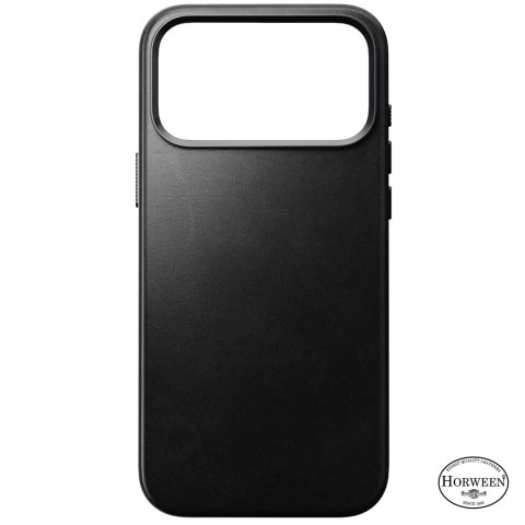 NOMAD Traditional Leather Case - etui do iPhone 18 Pro Max / 17 Pro Max kompatybilne z MagSafe, skóra Horween (black)