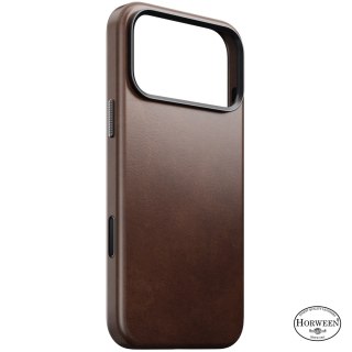 NOMAD Traditional Leather Case - etui do iPhone 18 Pro Max / 17 Pro Max kompatybilne z MagSafe, skóra Horween (rustic brown)