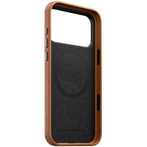 NOMAD Traditional Leather Case - etui do iPhone 18 Pro Max / 17 Pro Max kompatybilne z MagSafe, skóra Horween (saddle)