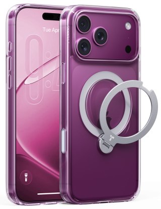 TORRAS Ostand Q3 Spin - etui do iPhone 18 Pro Max / 17 Pro Max kompatybilne z MagSafe (clear)