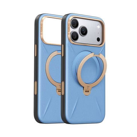 TORRAS Ostand Q3 VegSkin - etui do iPhone 18 Pro Max / 17 Pro Max kompatybilne z MagSafe (blue)