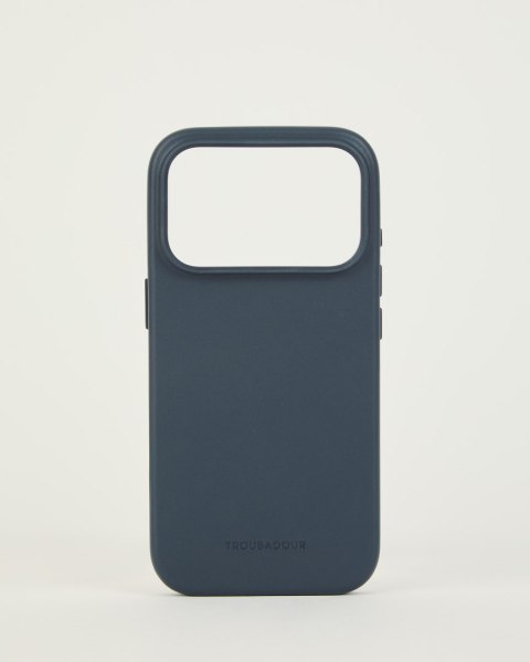 Troubadour Leather Case - etui skórzane do iPhone 18 Pro / 17 Pro kompatybilne z MagSafe (basalt)