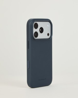 Troubadour Leather Case - etui skórzane do iPhone 18 Pro / 17 Pro kompatybilne z MagSafe (basalt)