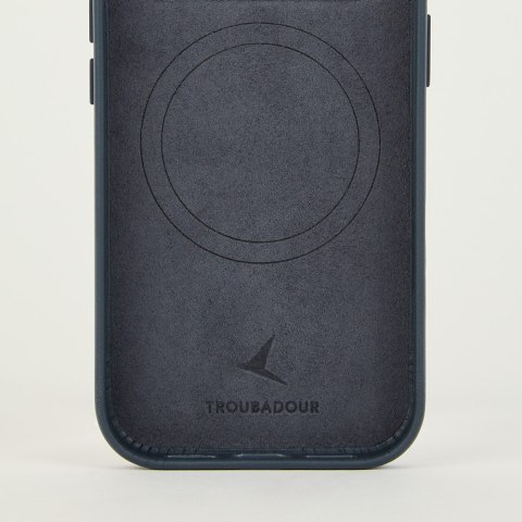 Troubadour Leather Case - etui skórzane do iPhone 18 Pro / 17 Pro kompatybilne z MagSafe (basalt)