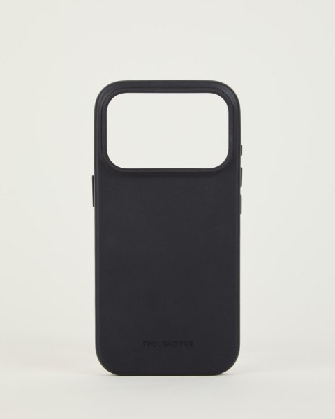 Troubadour Leather Case - etui skórzane do iPhone 18 Pro / 17 Pro kompatybilne z MagSafe (black)