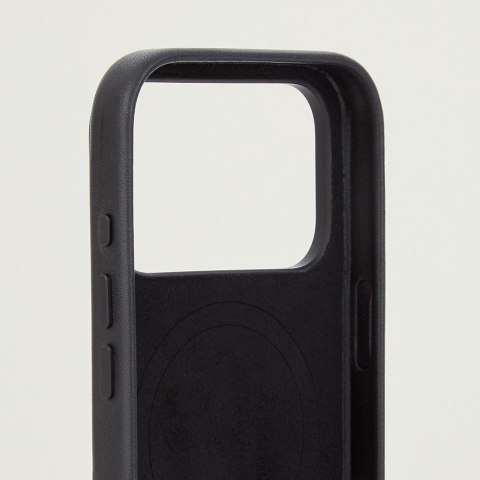 Troubadour Leather Case - etui skórzane do iPhone 18 Pro / 17 Pro kompatybilne z MagSafe (black)
