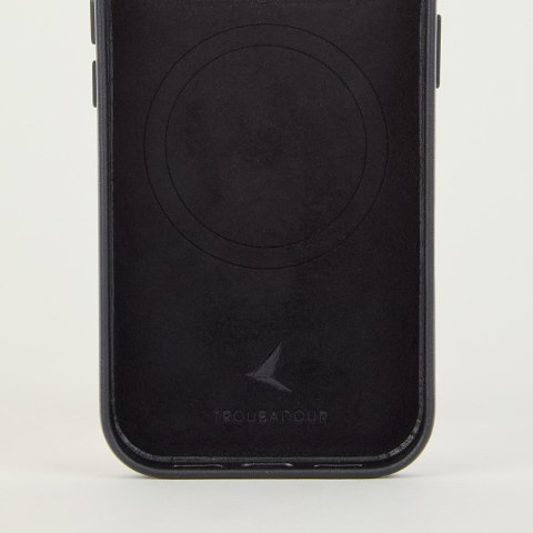 Troubadour Leather Case - etui skórzane do iPhone 18 Pro / 17 Pro kompatybilne z MagSafe (black)