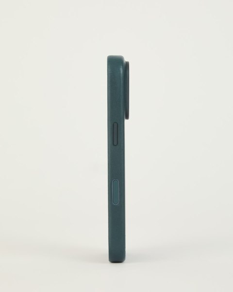 Troubadour Leather Case - etui skórzane do iPhone 18 Pro / 17 Pro kompatybilne z MagSafe (obsidian green)