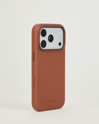 Troubadour Leather Case - etui skórzane do iPhone 18 Pro / 17 Pro kompatybilne z MagSafe (tan)