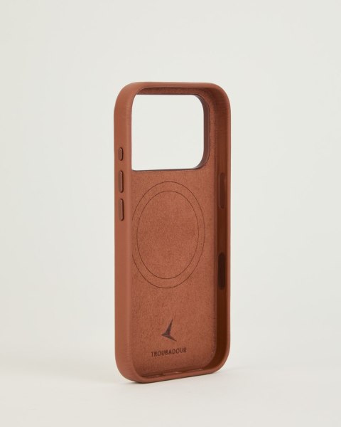 Troubadour Leather Case - etui skórzane do iPhone 18 Pro / 17 Pro kompatybilne z MagSafe (tan)