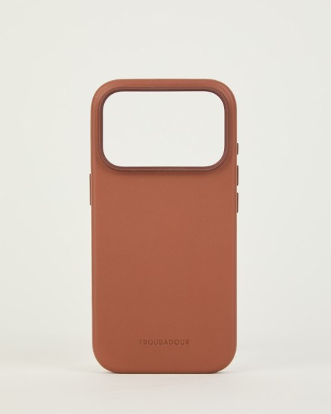 Troubadour Leather Case - etui skórzane do iPhone 18 Pro / 17 Pro kompatybilne z MagSafe (tan)