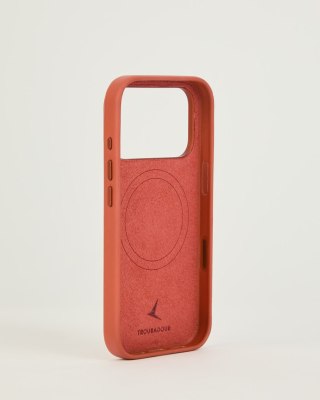 Troubadour Leather Case - etui skórzane do iPhone 18 Pro / 17 Pro kompatybilne z MagSafe (terracotta)